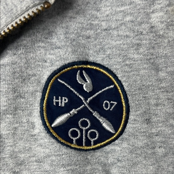 Mini Boden Harry Potter Seeker Zip Up Hoodie Sherpa Lined Kids size 9-10 - Picture 8 of 15